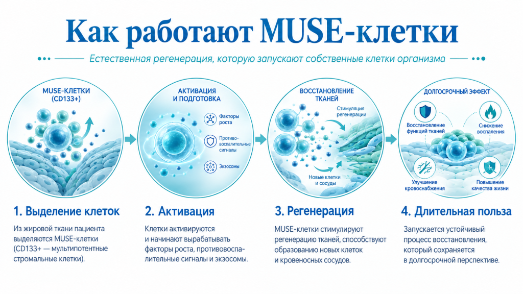 Как работают MUSE-клетки Как работают MUSE-клетки